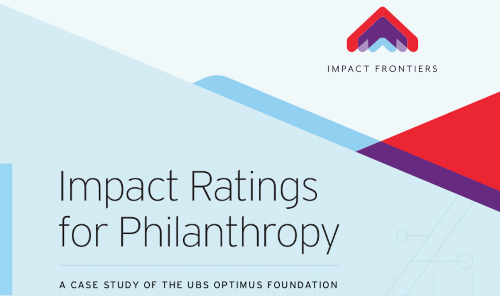 Impact Ratings for Philanthropy UBS Optimus Foundation Case Study